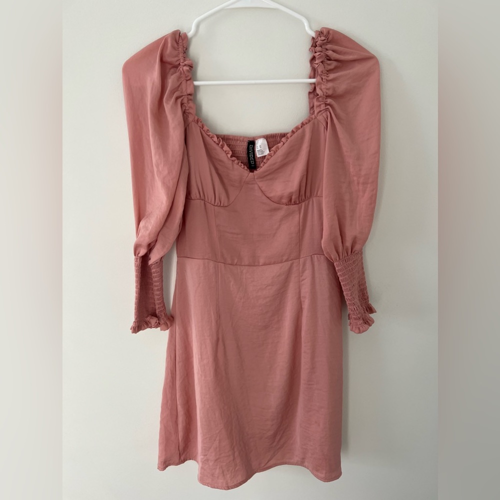 Pink silk dress!